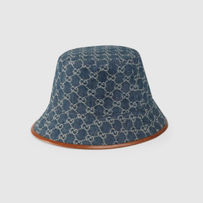 Mũ Gucci GG Canvas Bucket Hat 576371 4HAC3 4264 Màu Xanh Denim