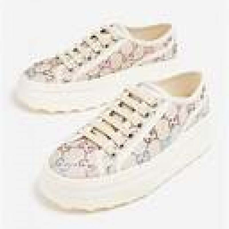 Giày Sneaker Nữ Gucci GG Monogram In Off White Canvas 771645 FABH3 9179 Màu Kem Size 36
